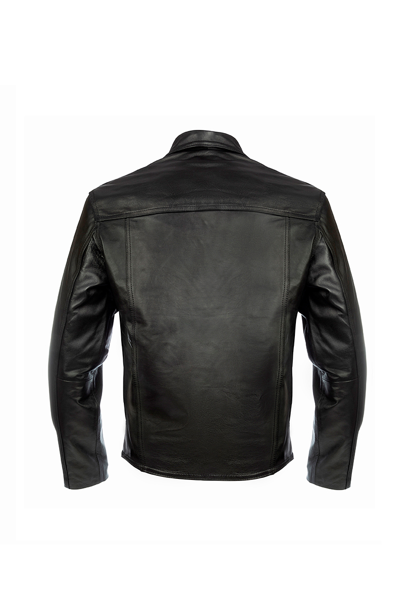 Mens Black Leather Jacket – kavria